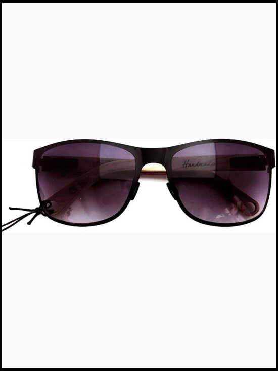 Handmade Wooden Sunglasses Polarized UV 400 Protection Rectangular Adult